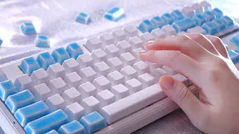 ASMR 15键盘打字声音2H用于学习作品（润滑、定制键盘） (图1)