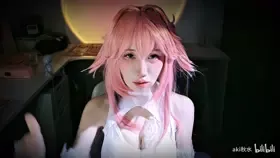Aki秋水_姐姐超润口水画神子旗袍展示孔雀鱼 (图1)