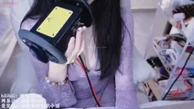 啵啵梨_紫色蕾丝裙 (图1)