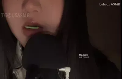 bobooz_B站完整版系列付费新9V合集_嘴巴的声音（超慢速吃酸沙糖10min (图1)