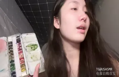 KC好想睡觉_情景模拟系列_画家在你脸上作画 (图1)