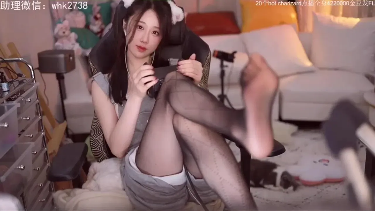 [00:23:02]ASMR耳部按摩和丝袜摩擦轩子|轩子巨2.兔 (图1)