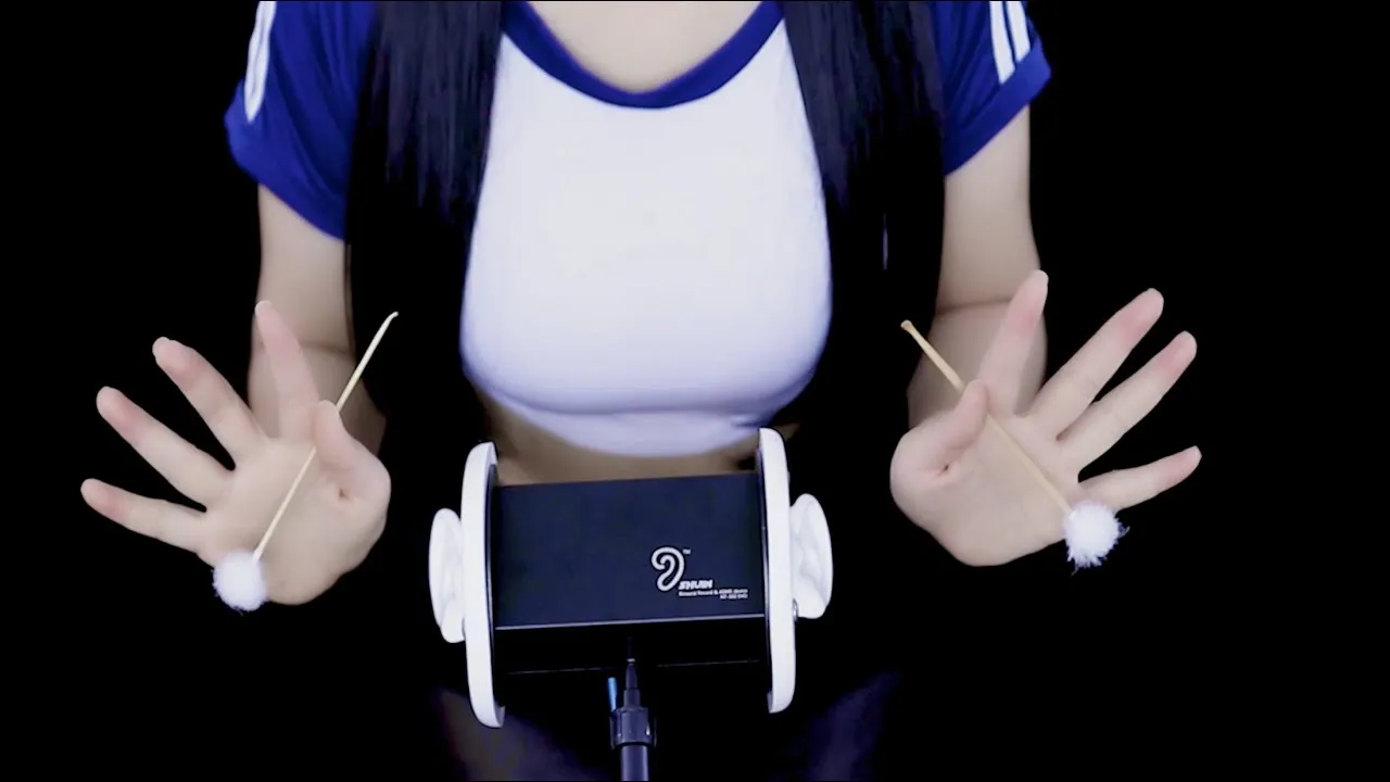 MIMI ASMR运动室出来的mimi为你助眠 多种触发音 梵天音掏耳 (图1)